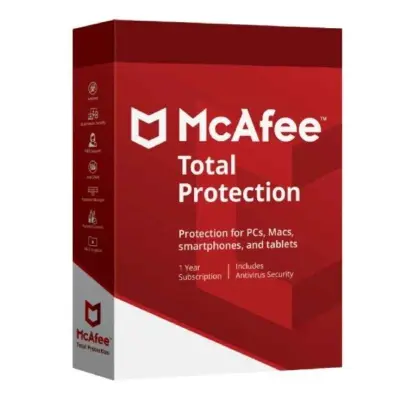 McAfee Total Protection Antivirus - 3 Device 1 Year